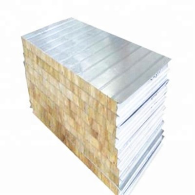 Thermo steel insulated rockwool insulation sandwich panel roof panel from china factory